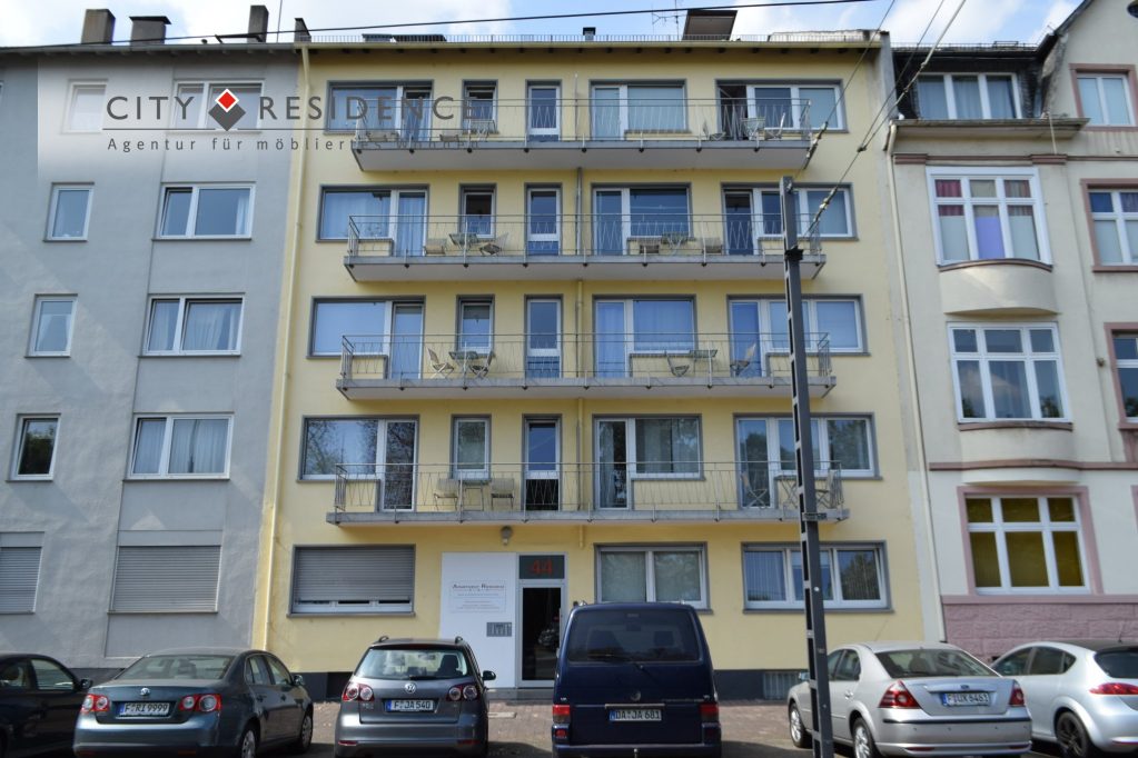 Frankfurt-Niederrad: 1-Zi.  Wohnung, 32m², Rennbahnstraße, 895, Außenansicht
