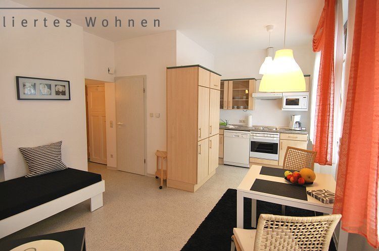Frankfurt-Sachsenhausen (Nord): 1-camera(e)  Appartamento, 28m², Danneckerstraße, 820, soggiorno