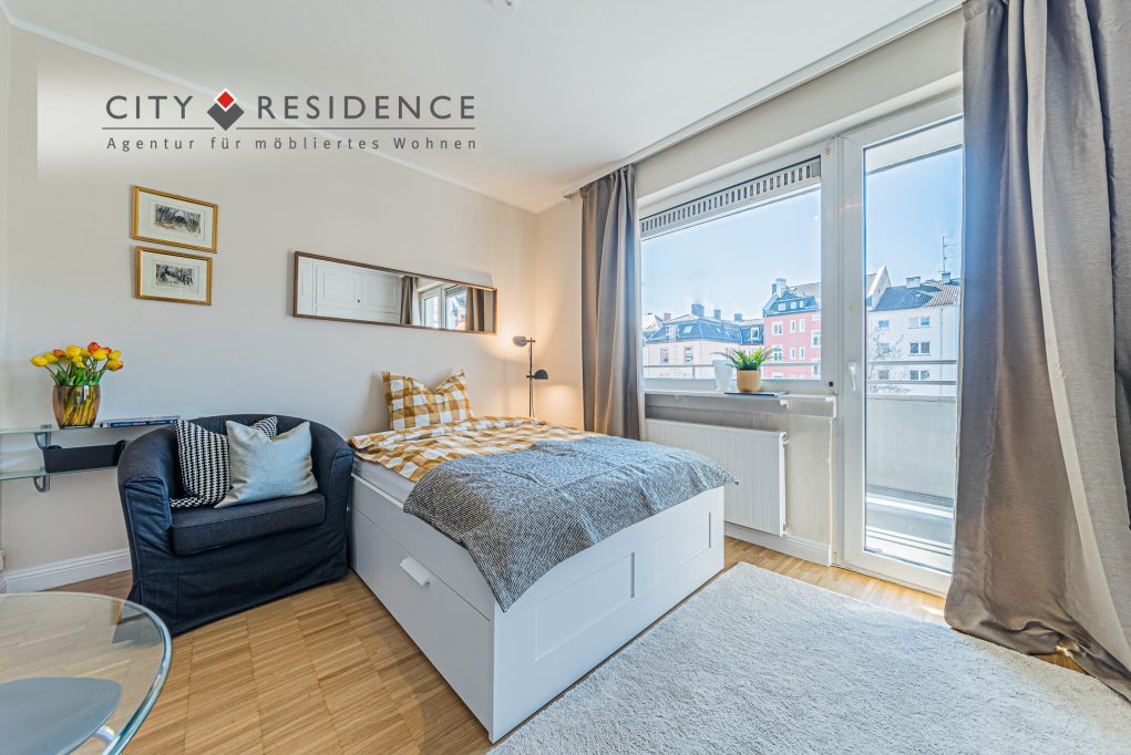 Frankfurt-Sachsenhausen (Nord): 1-Zi.  Wohnung, 25m², Schweizer Str., 1.120, Wohnen