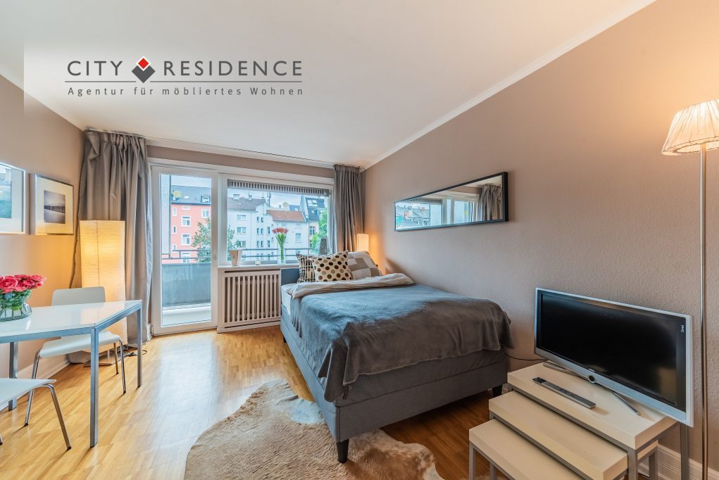 Frankfurt-Sachsenhausen (Nord): 1-Zi.  Wohnung, 25m², Schweizer Str., 1.050, Wohnen