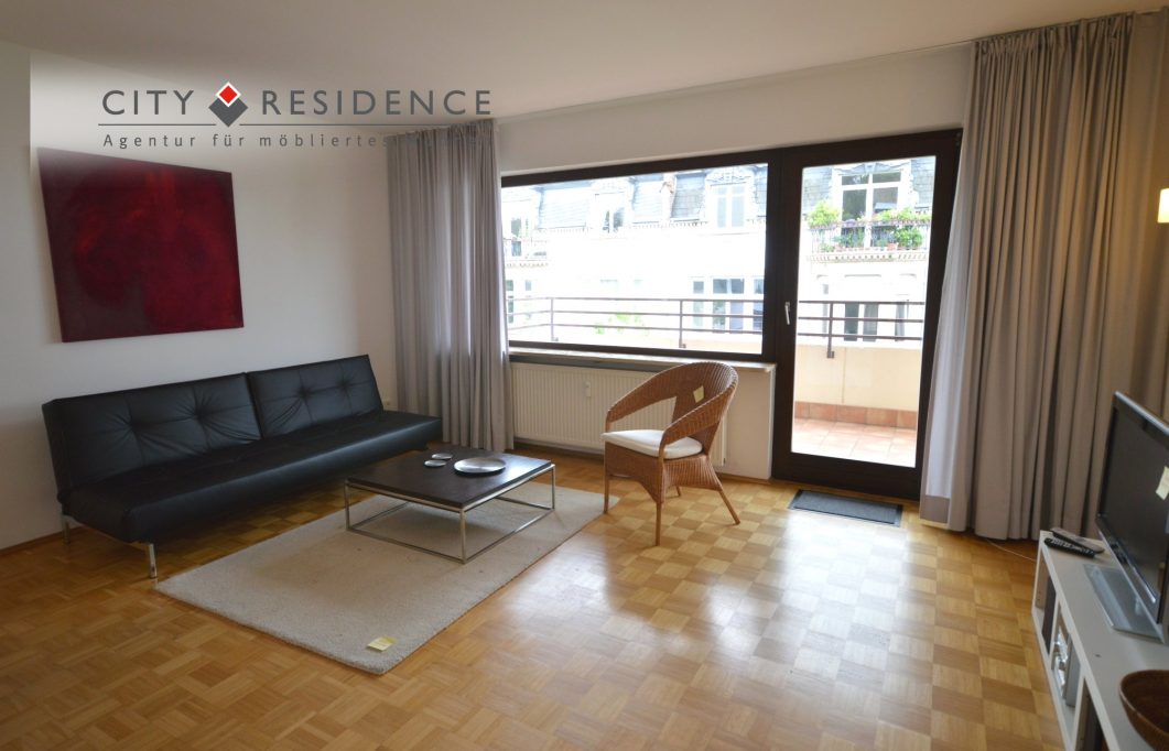 Frankfurt-Westend: 2-room(s)  Apartment, 61sqm, Eppsteiner Str., 1,650, Living