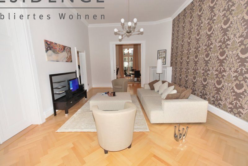 Frankfurt-Westend: 4-Zi.  Wohnung, 150m&sup2;, Rheinstr., 3.650, Wohnen