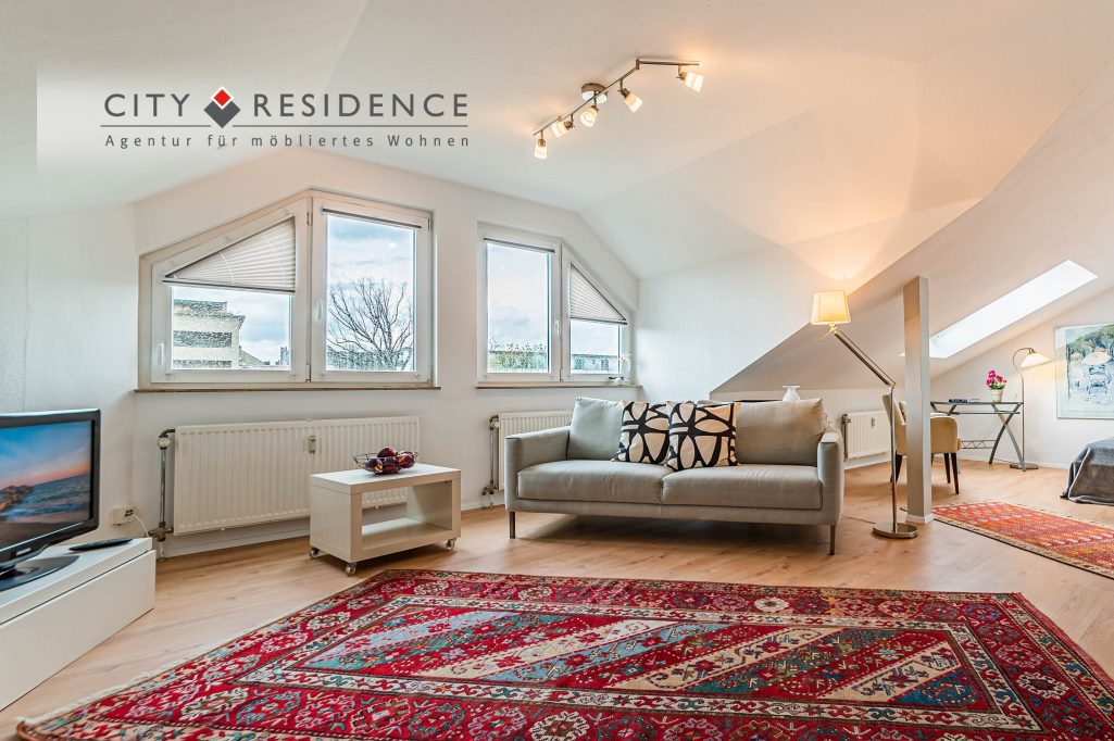 Frankfurt-Bockenheim: 1-Zi.  Wohnung, 48m², Landgrafenstr., 1.190, Wohnen