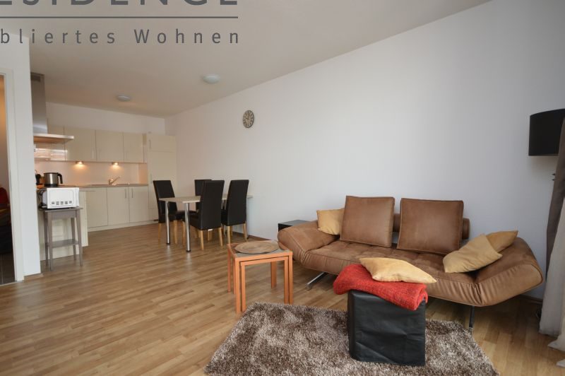 Frankfurt-Europaviertel: 2-Zi.  Wohnung, 56m², Europaallee, 1.350, Wohnen