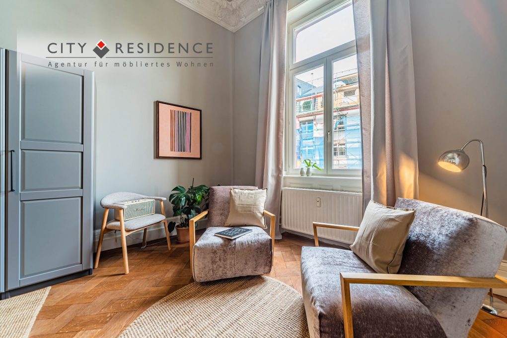 Frankfurt-Westend: 1-Zi.  Wohnung, 25m², Rheinstr., 1.500, Wohnen