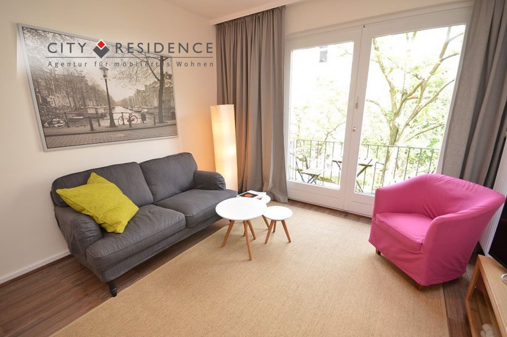 Frankfurt-Nordend: 2-Zi.  Wohnung, 48m², Rotlintstr. , 1.520, Wohnen