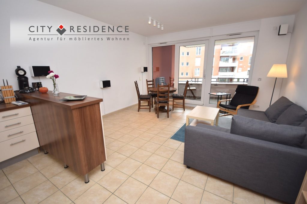 Frankfurt-Bockenheim (Rebstock): 2-room(s)  Apartment, 53sqm, August-Euler-Str., 1,275, Living