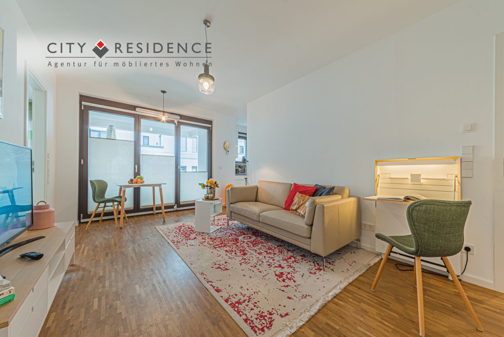 Frankfurt-Europaviertel: 2-Zi.  Wohnung, 54m², Römischer Ring, 1.890, Wohnen