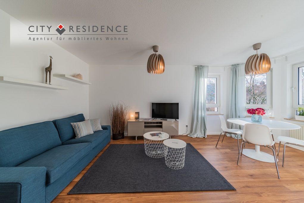 Frankfurt-Gallus (nahe Europaviertel): Appartement d' 2 -pièces(s), 58m², Koblenzer Str., 1,590, Salon